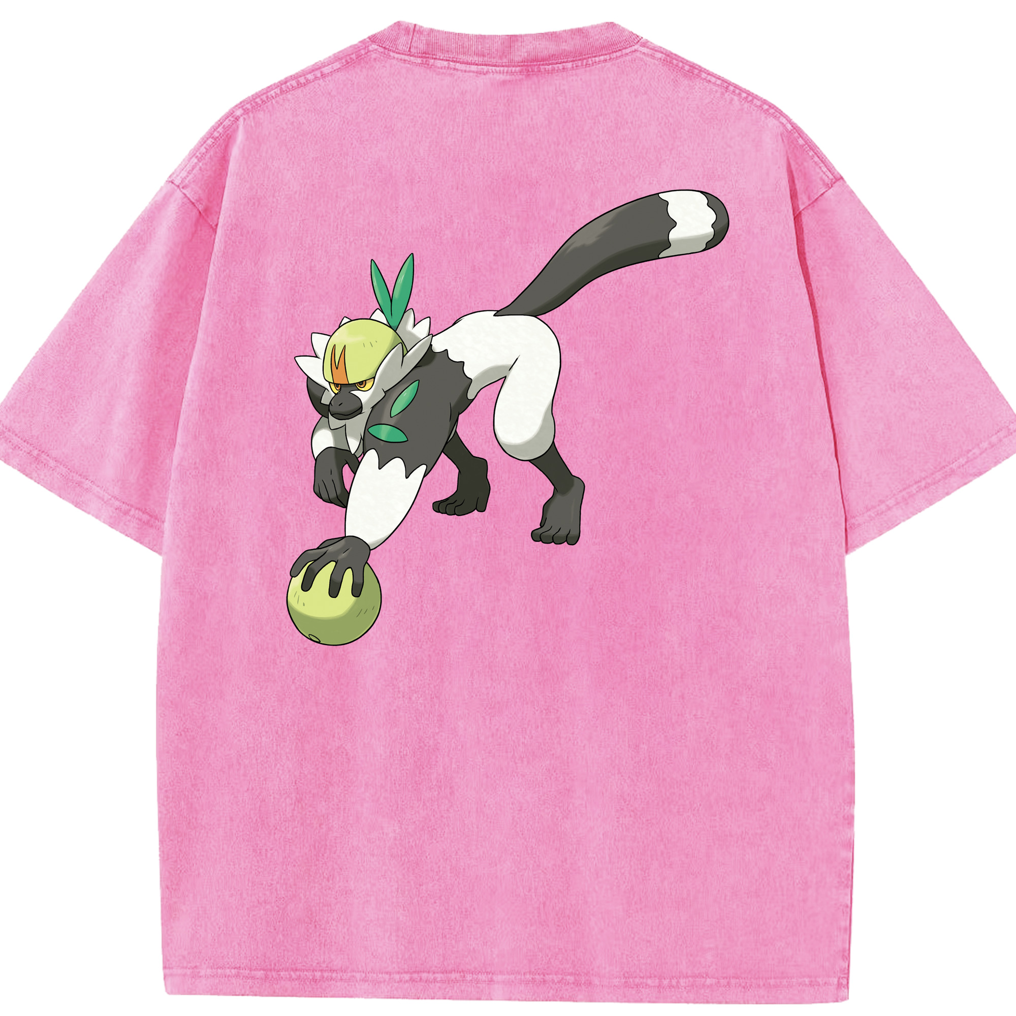 （画像用） ポケットモンスター Pokémon 綿100% ヴィンテージ風 半袖Tシャツ（背面プリント）
